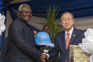 Ban Ki-moon Ernest Bai Koroma
